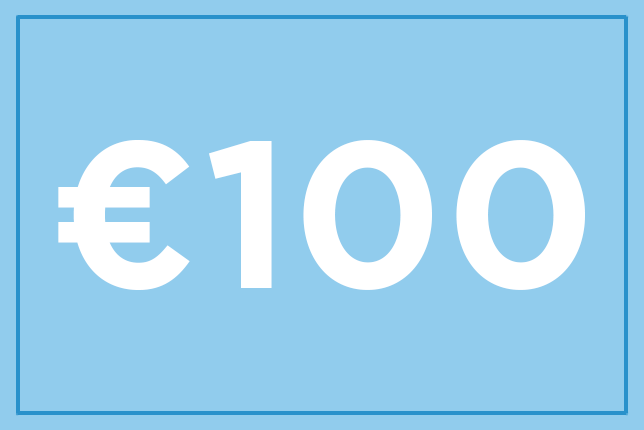 Bon d'achat de 100 € 