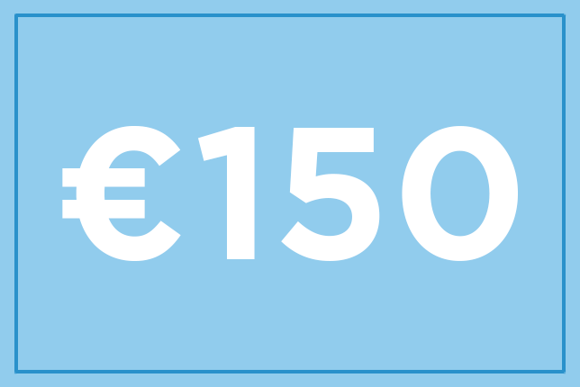 Bon d'achat de 150 € 