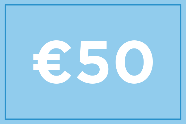Bon d'achat de 50 € 